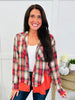 Driftwood Trails Flannel In Red