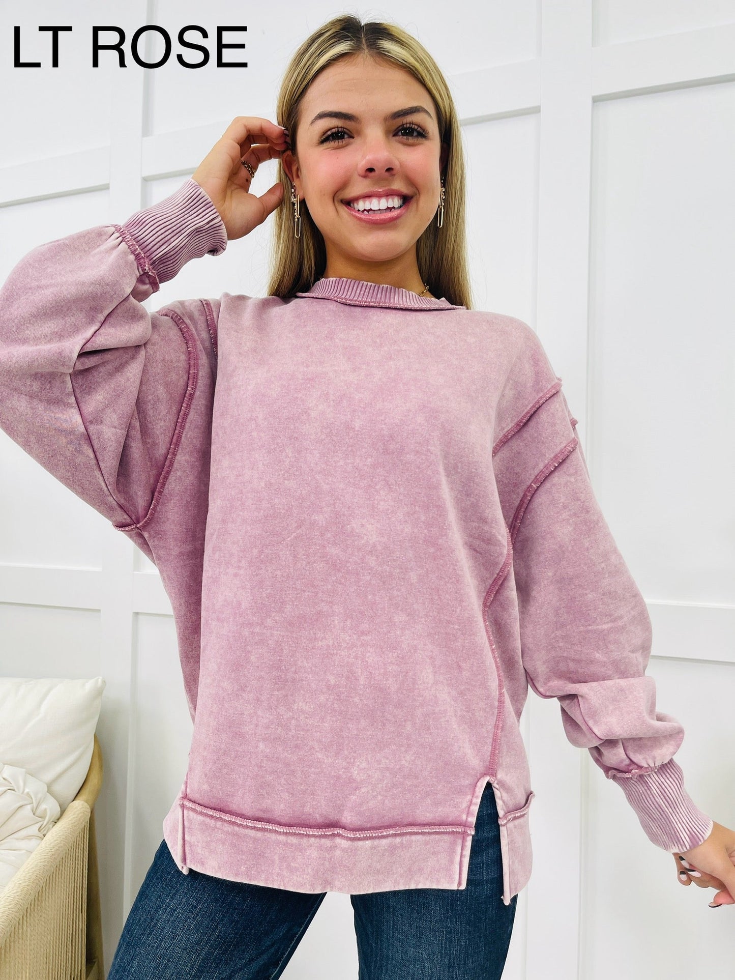 DOORBUSTER! Feeling Like My Best Self Sweatshirt- Multiple Colors!