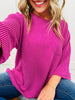 REG/CURVY Cozy Corded Top- Multiple Colors!