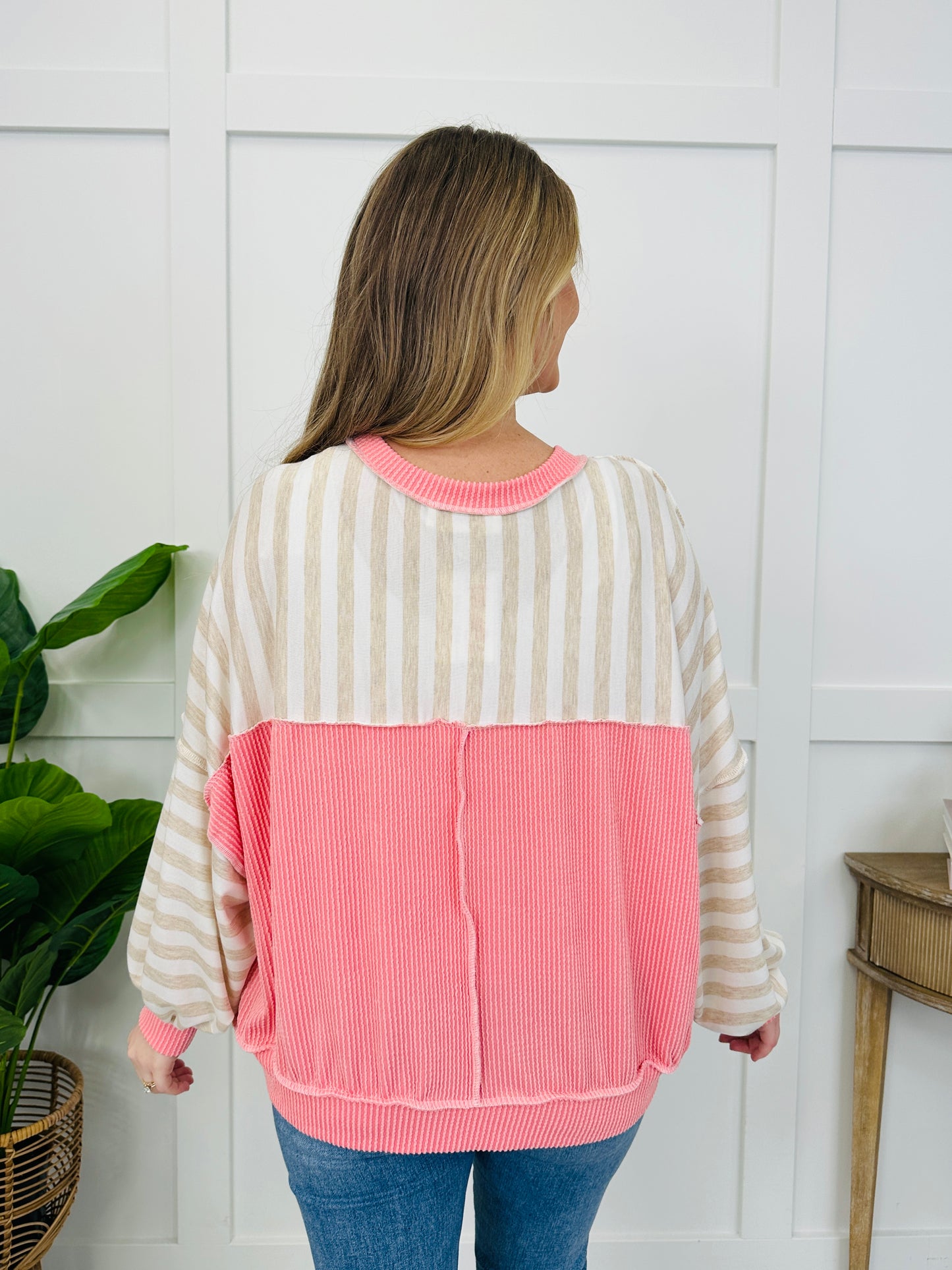 Simple Scene Top In Oatmeal