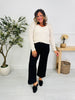 Black To Basics Tummy Control Cropped Wide Jeans In Multiple Inseams