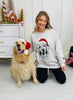Jolly Golden Retriever Graphic Crewneck Sweatshirt
