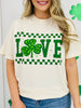 Love With A Clover Graphic Tee