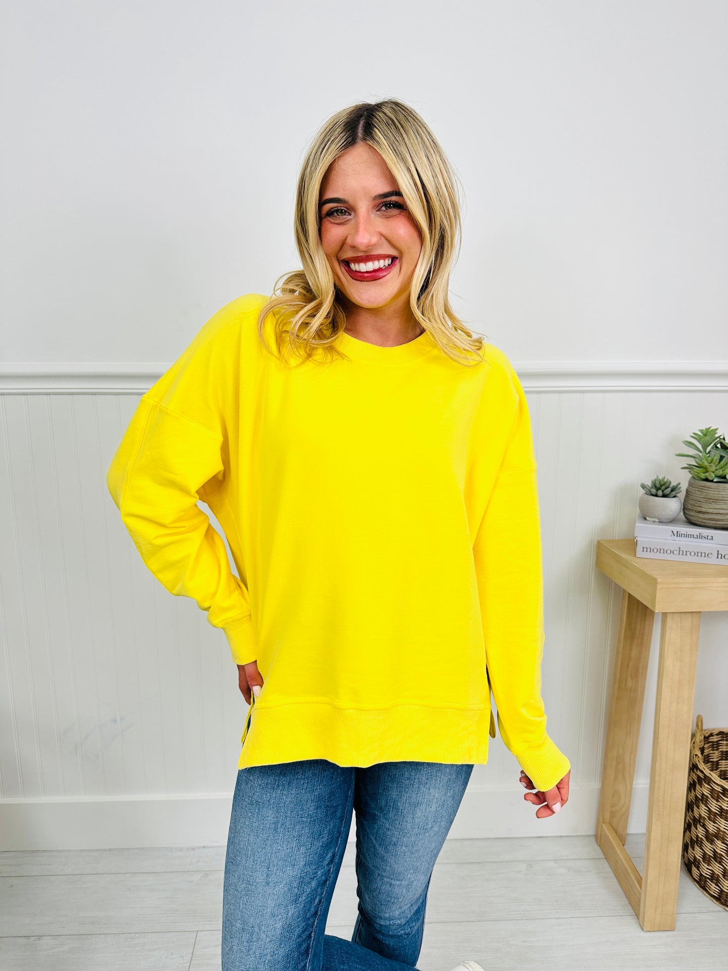 Color Pop Crewneck in Four Colors