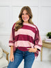 The Vintage Charm Top In Wine