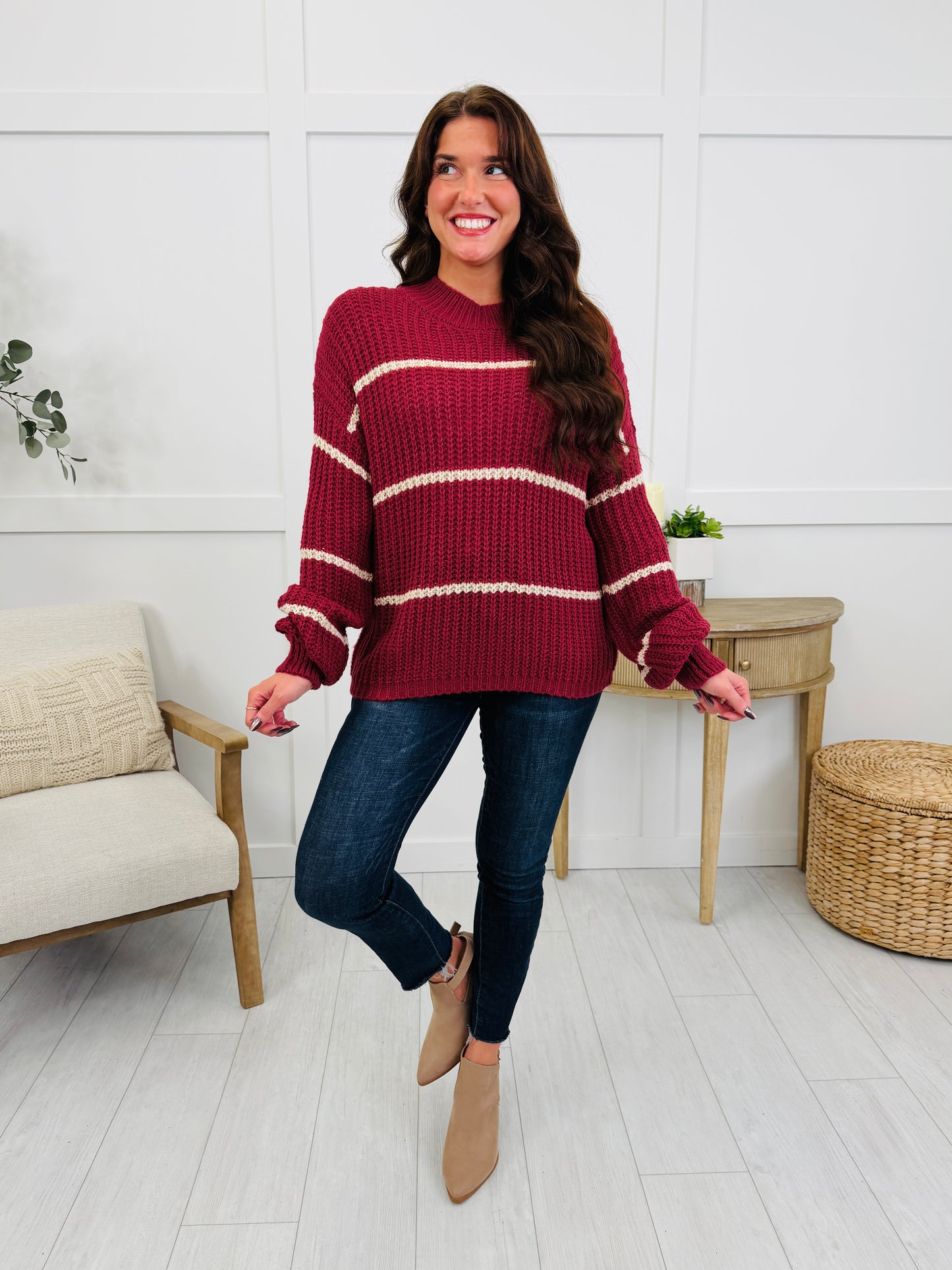 Made Our Own Light Sweater In Cabernet