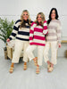 MOCO Exclusive Coastal Chic Striped Sweater- Multiple Colors!