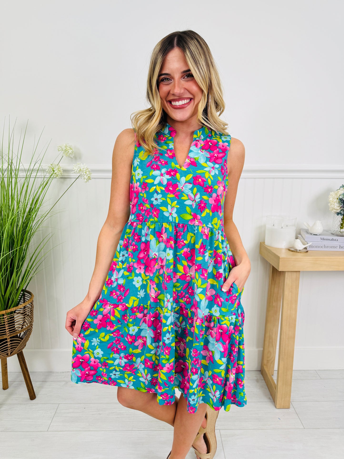 Stay Sunny Dress in Naples Print