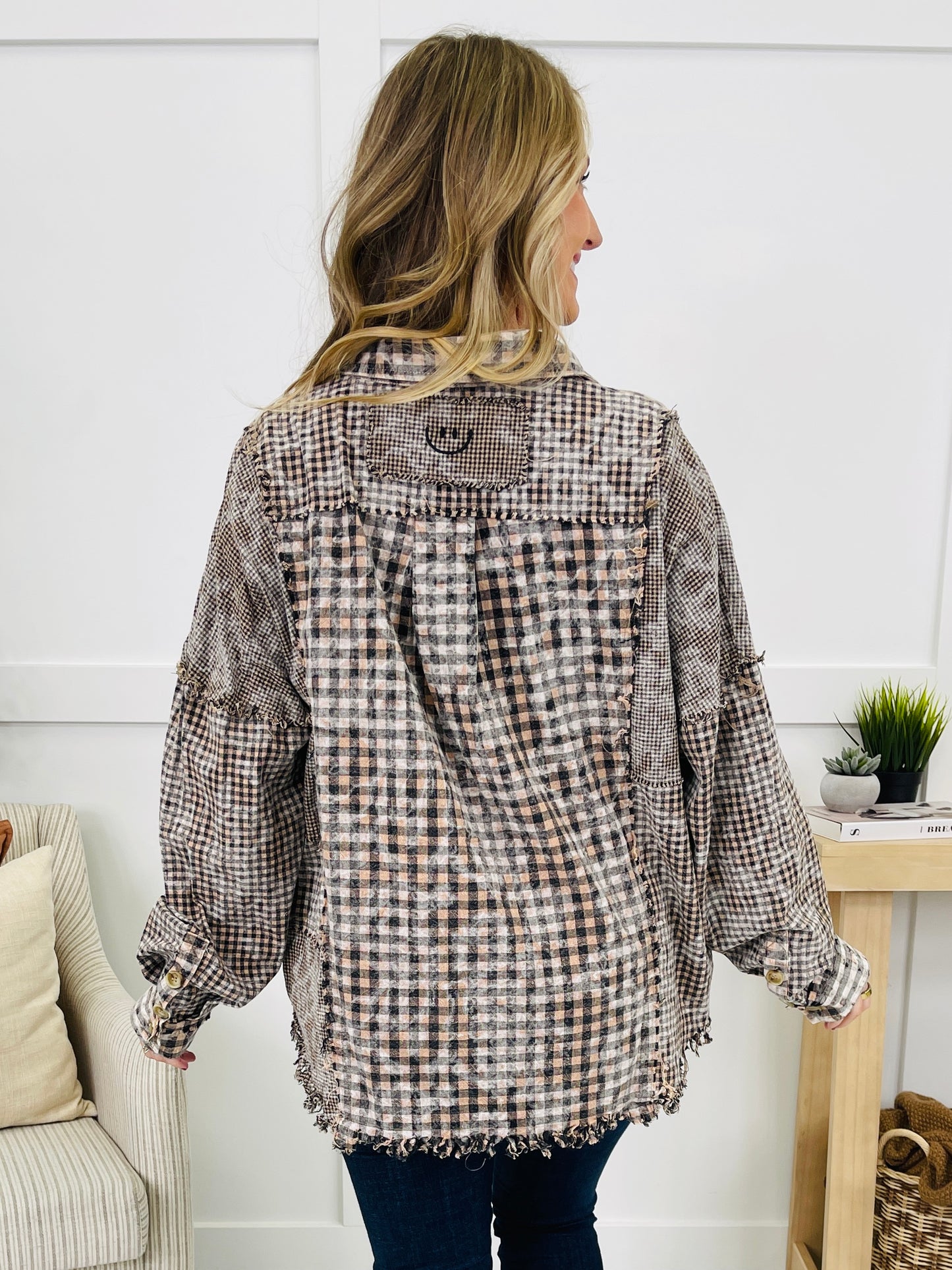 Until The Fire Burns Out Top in Black