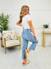 The Perfect Fit Cropped Tummy Control Wide Leg Jeans