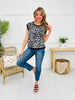 Prowling In Style Top in Grey/Black
