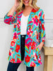 Layered in Spring Cardigan In Floral Print