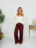Judy Blue Cranberry Crush Retro Wide Leg Jeans