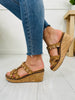 Blossom Steps Wedges In Caramel