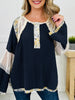 Paisley Perfection Top in Charcoal