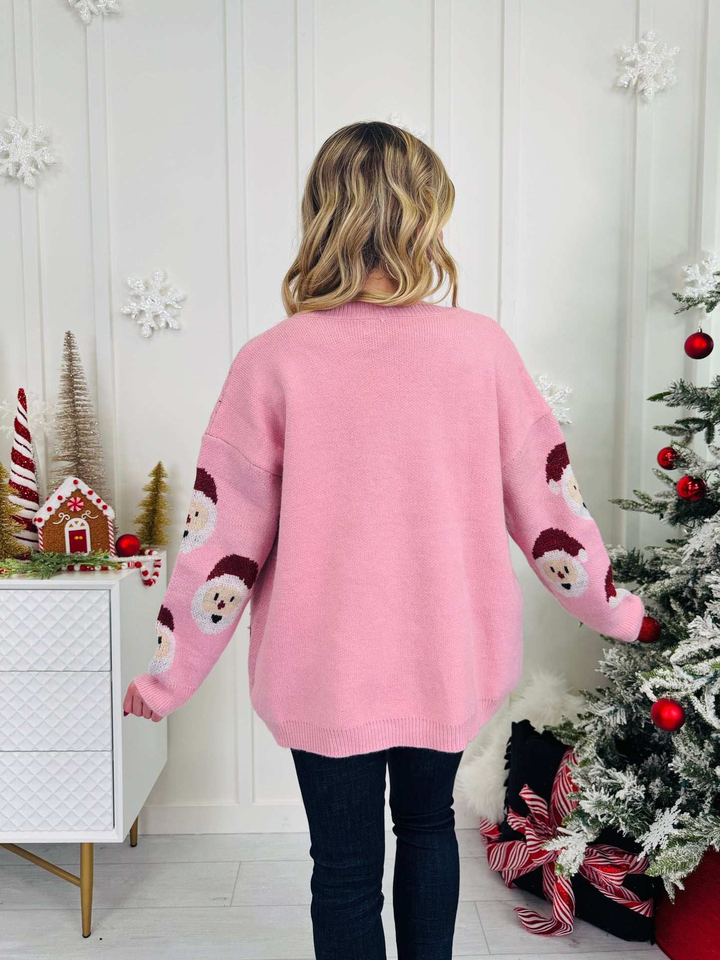 Santa Stop Here Cardigan in Multiple Colors