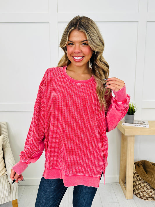 Daily Grid Pullover- Multiple Colors!