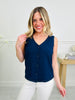 Darling and Dainty Denim Top