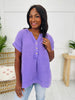 DOORBUSTER! Buttoned in Style Top- Multiple Colors!