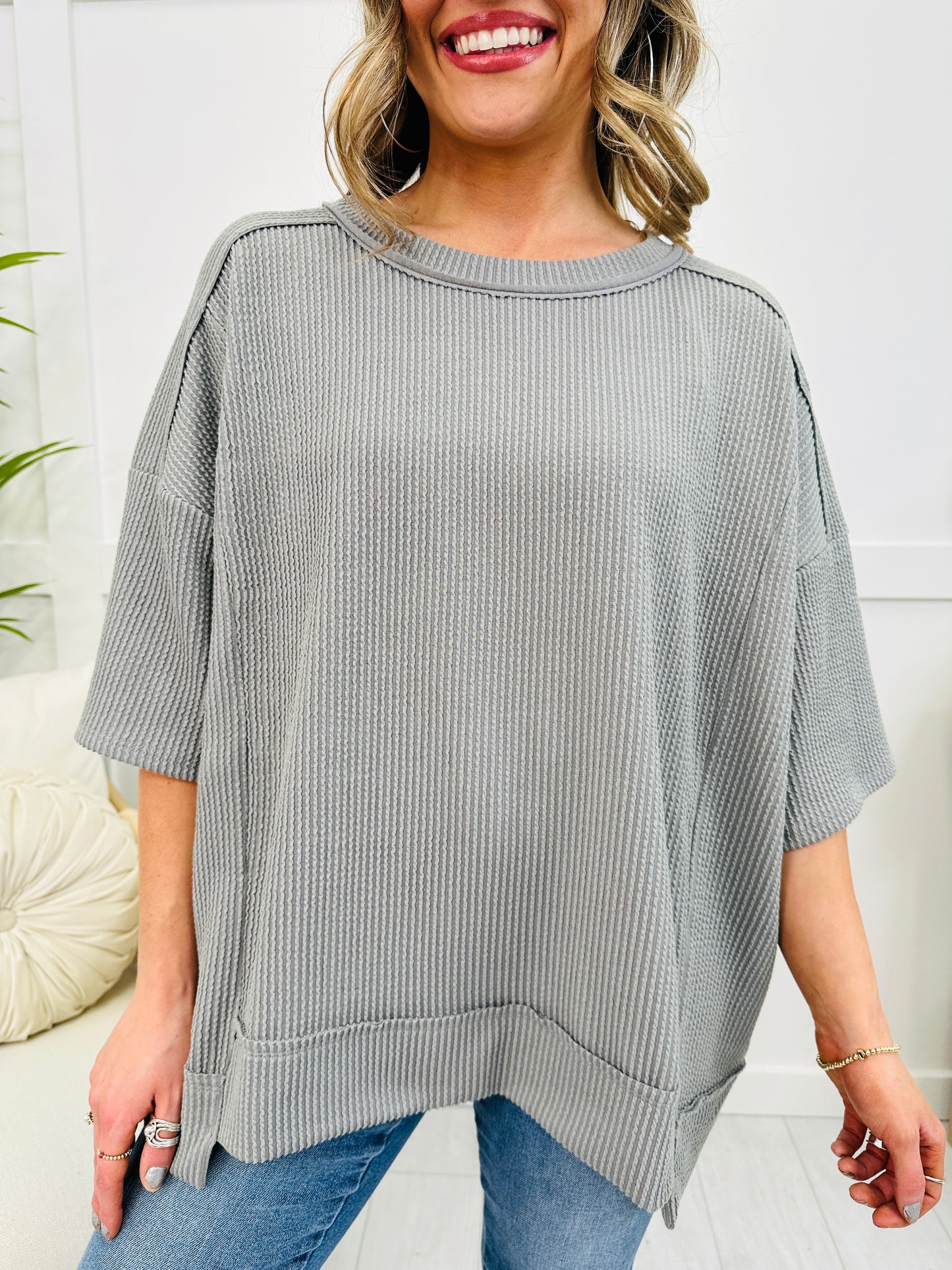 REG/CURVY Easy Living Pullover- Multiple Colors!