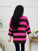 Long Story Stripes Top In Pink Chocolate