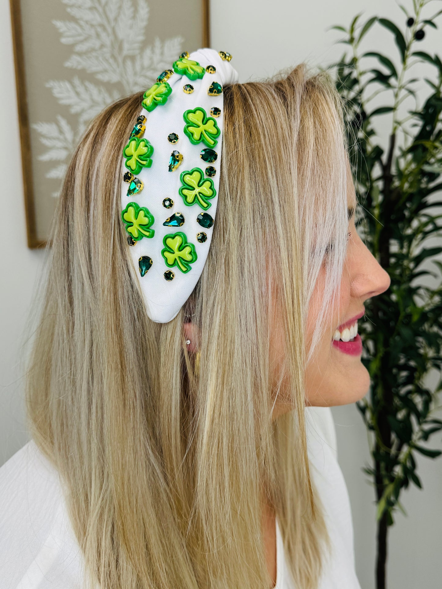 Clover Crown Headband- Multiple Colors!