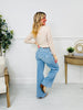 Judy Blue Stitched In Time Retro Wide Leg Jeans