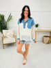 Ethereal Layers Top In Denim