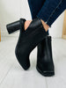 Frame Out Booties in Black