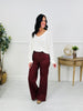 Judy Blue Cranberry Crush Retro Wide Leg Jeans