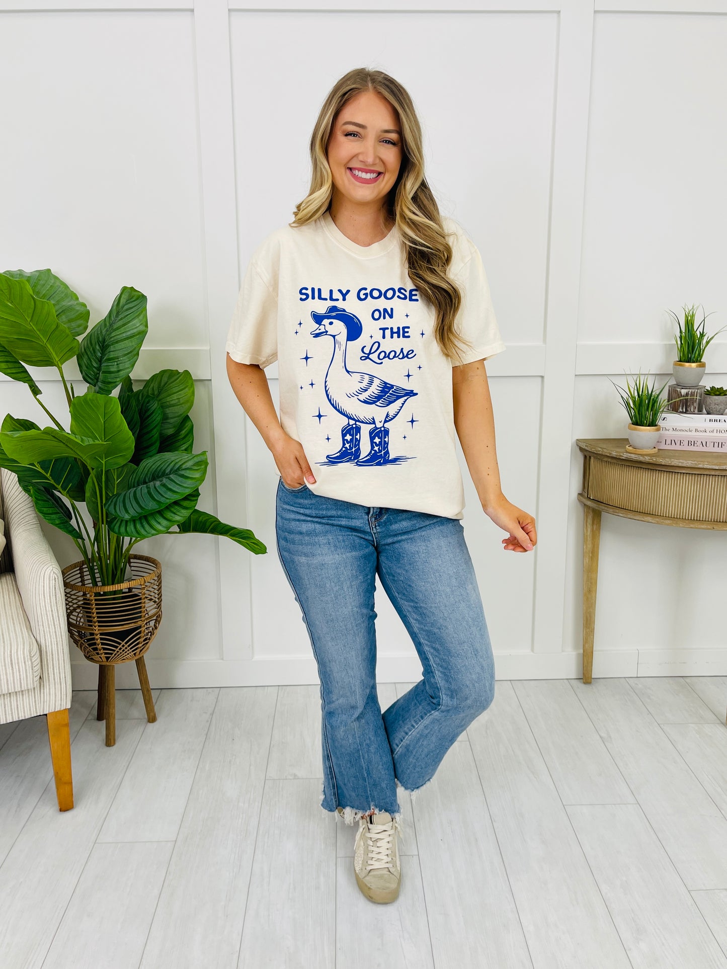 Silly Goose on the Loose Graphic Tee