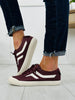 Metro Move Sneakers In Burgundy/Off White