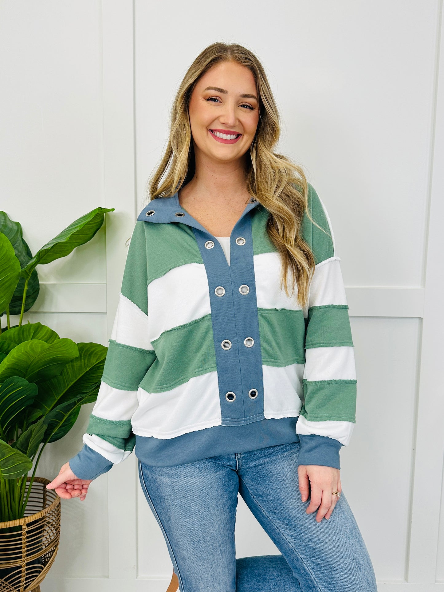The Rally Stripe Sweatshirt