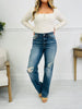 Judy Blue Effortlessly Edgy Straight Jeans