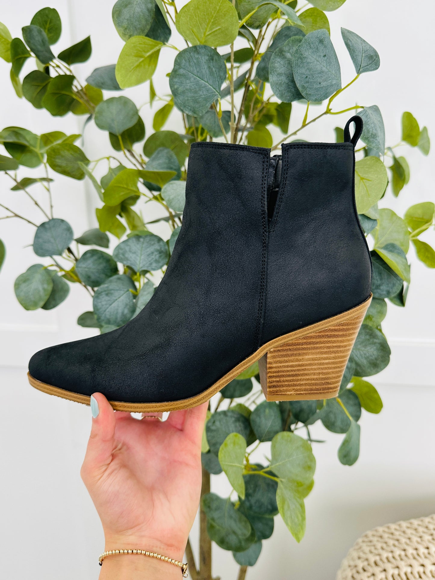 Bold Boundaries Booties In Black