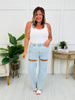 Judy Blue Dazzle Me Rigid Magic Straight Leg Jeans