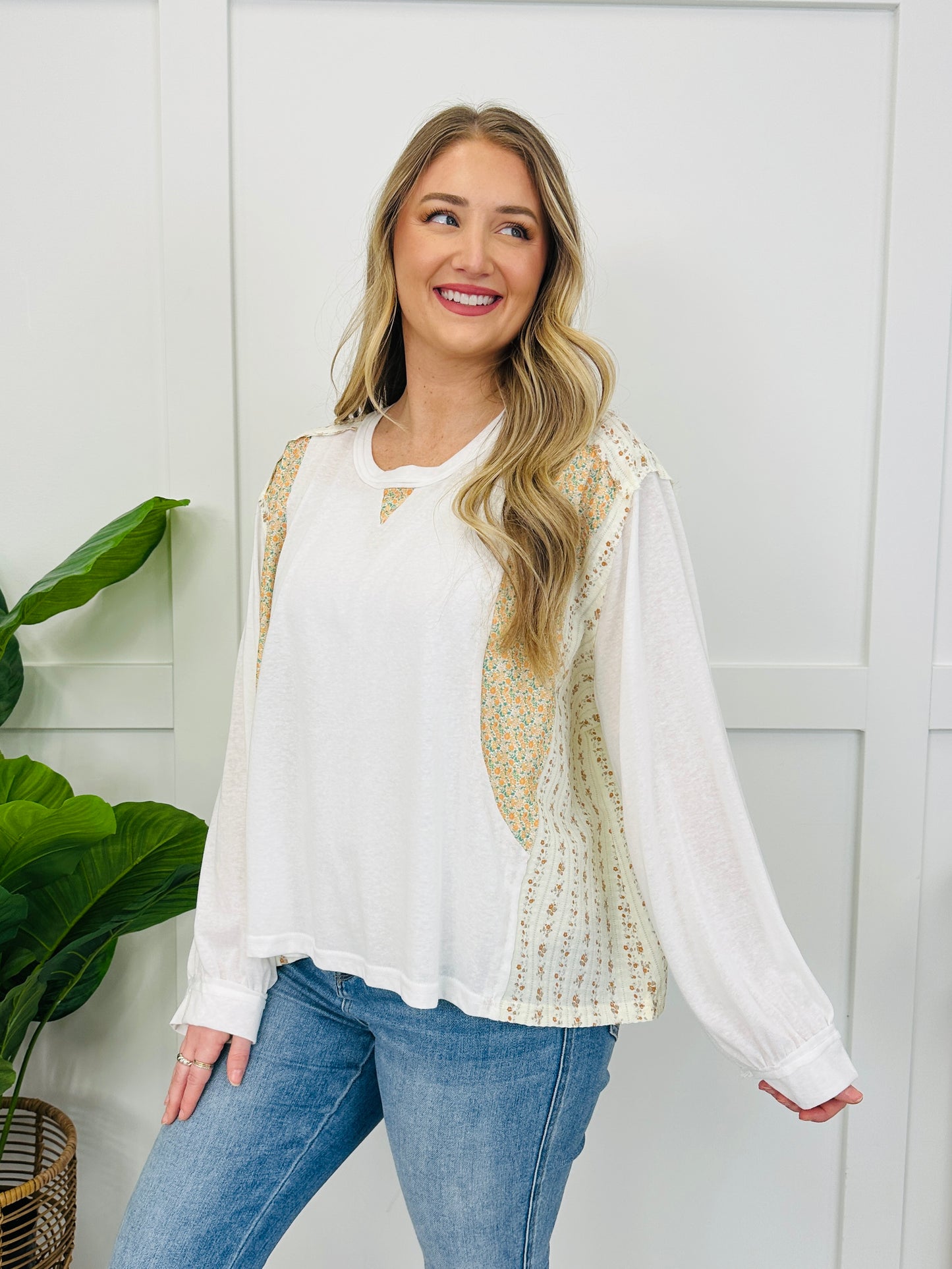 Effortless Blend Top in Off White