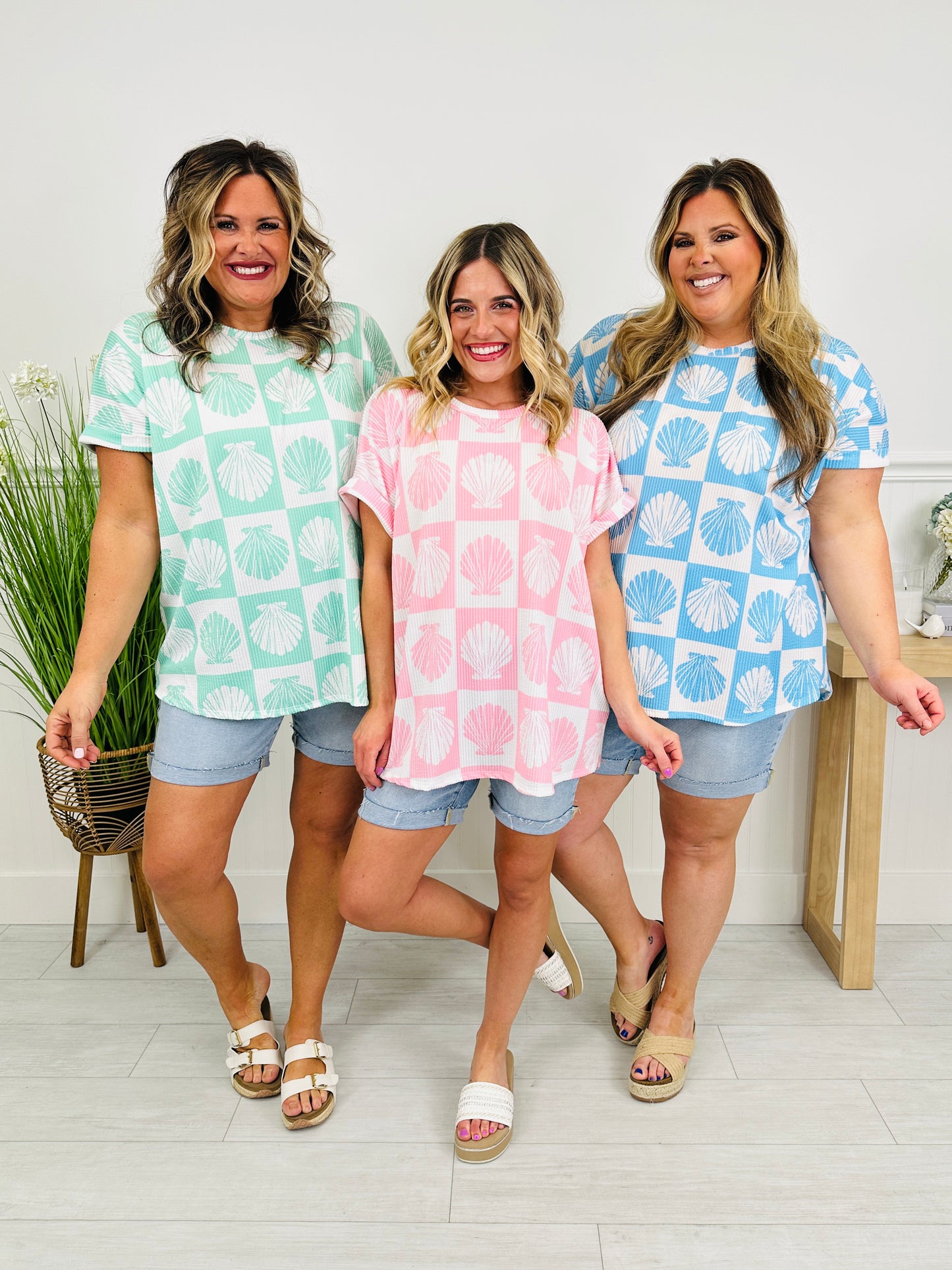 Down By The Seashore Top in Multiple Colors