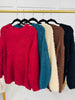 DOORBUSTER! Threaded Thoughts Sweater- Multiple Colors!