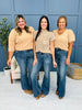 Judy Blue Stop and Stare Tummy Control Flare Jeans in Reg/Curvy