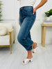 Judy Blue Spring In Mind Cropped Wide Leg Jeans