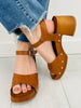 Stud Intentions Sandals in Tan