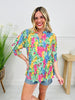 Step Into Spring Top Nantucket Print