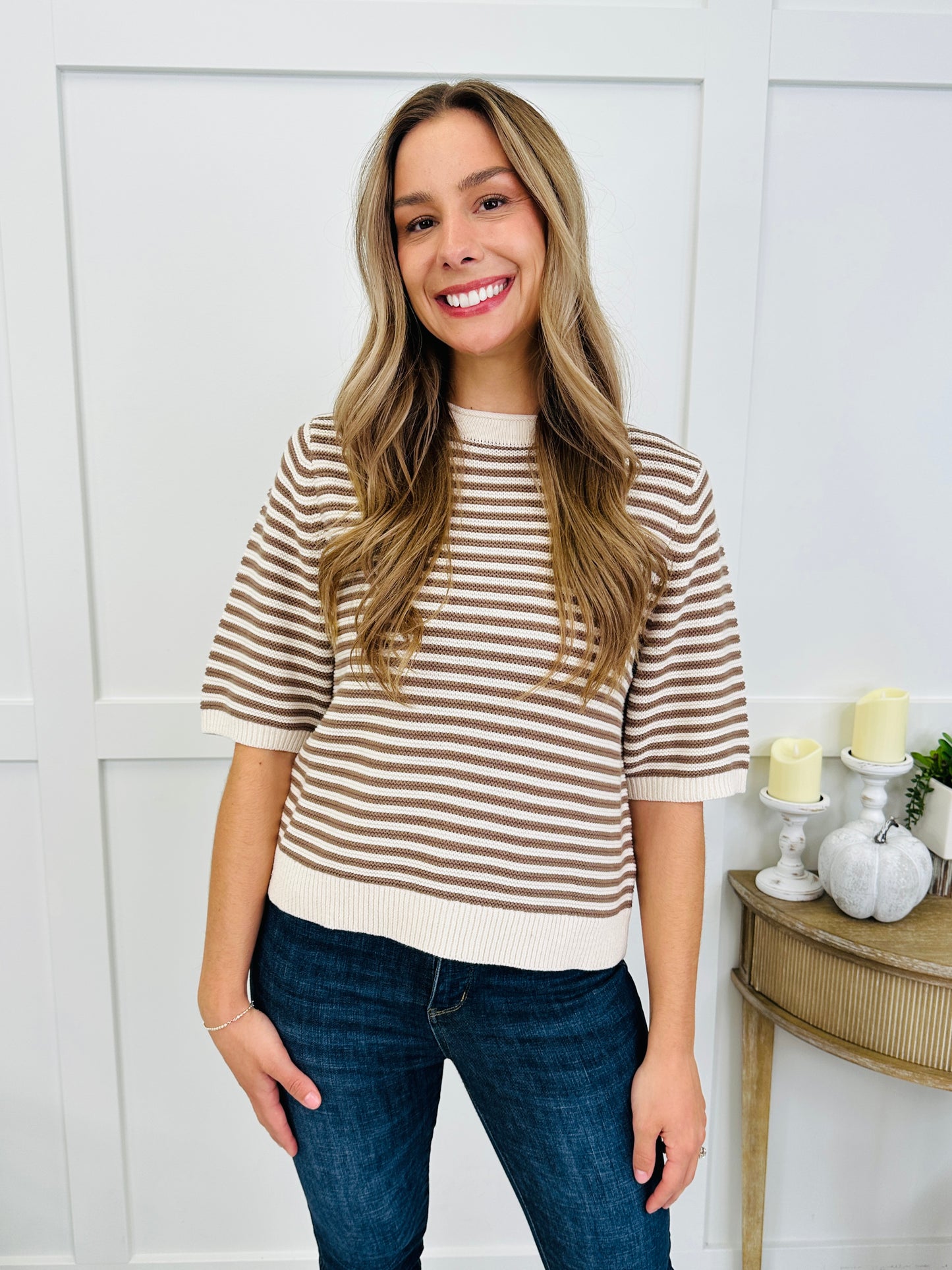 Falling Into Fall Top In Cream