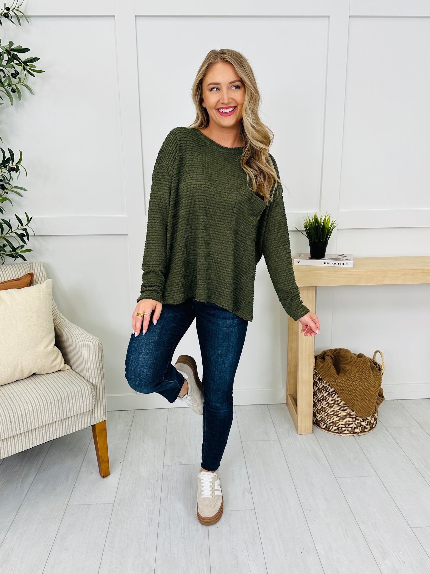 DOORBUSTER! Relaxed Reflections Sweater- Multiple Colors!
