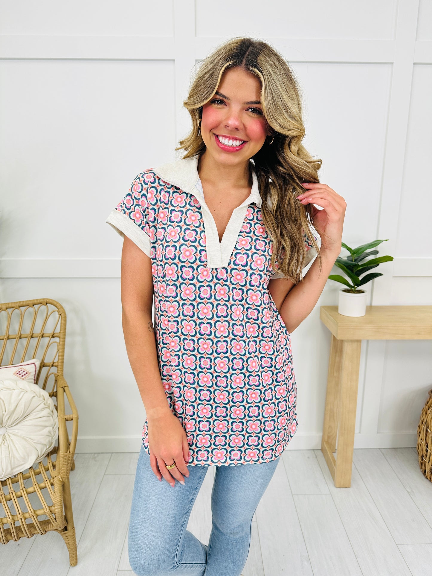 Floral Fizz Top