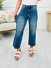 Judy Blue Spring In Mind Cropped Wide Leg Jeans