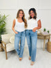 Judy Blue Stay Awhile Rigid Magic Straight Leg Jeans