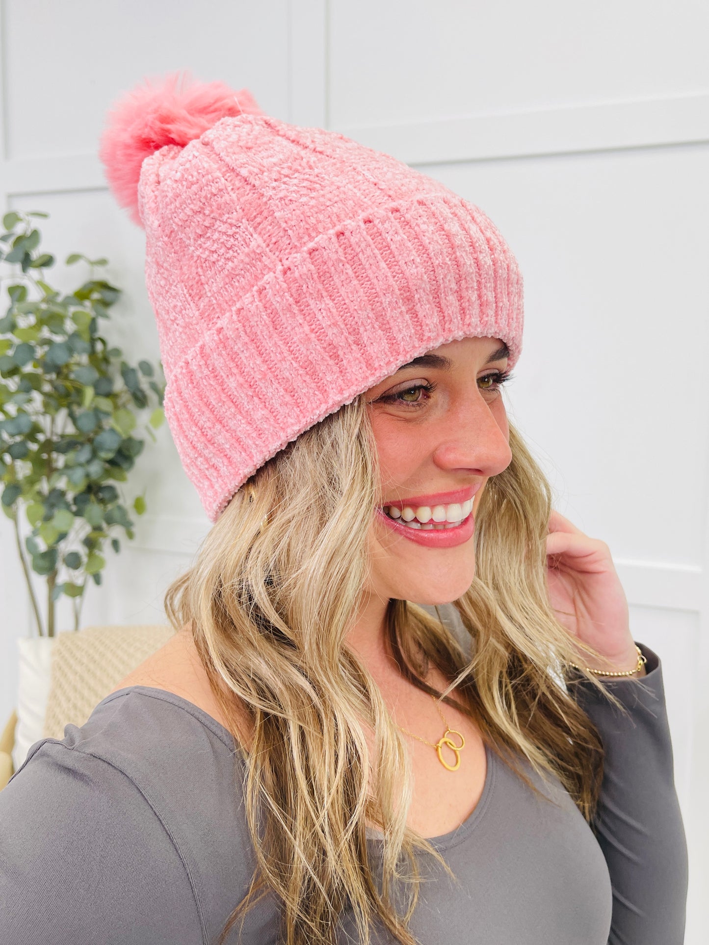 Double Layer Cable Knit Beanie- Multiple Colors!