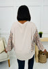 Spotted Intentions Pullover in Taupe